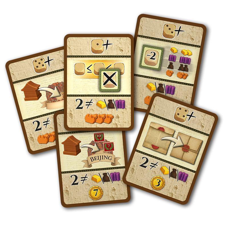 Cartas de acción del módulo